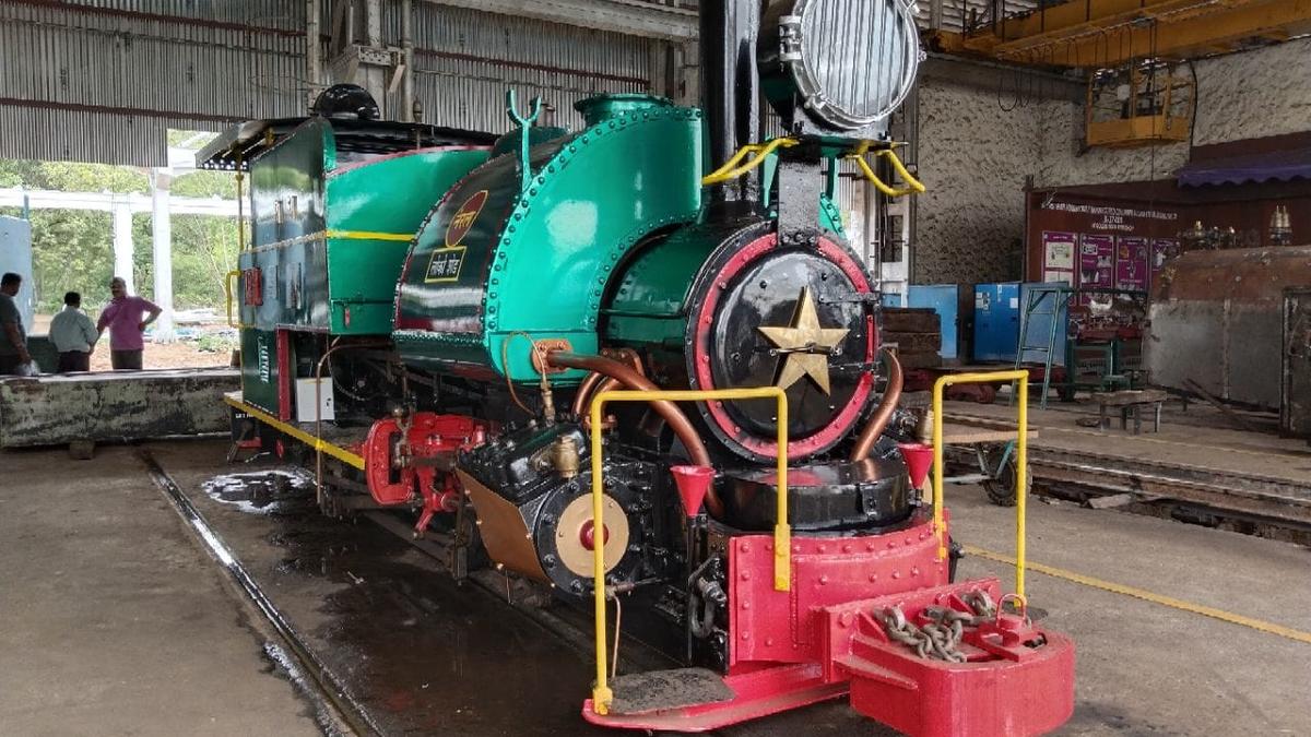 Overhauled narrow gauge steam loco all set to chug in Matheran Hill Railway