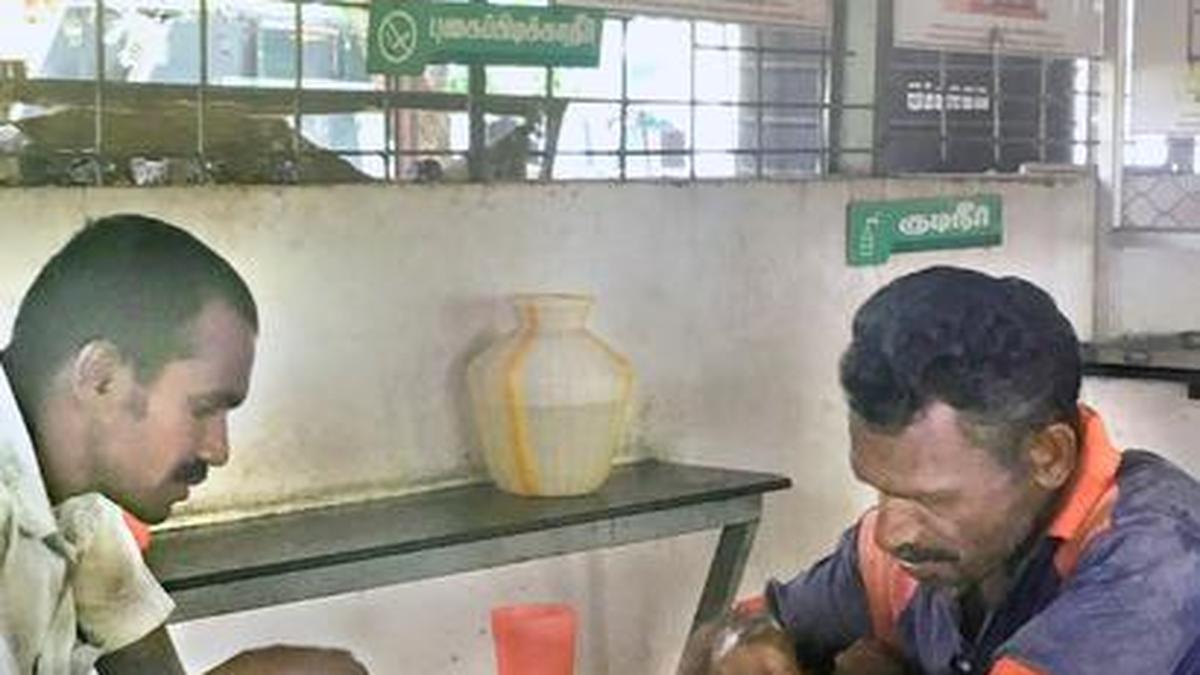 Amma canteen still showcases late CM on its walls The Hindu