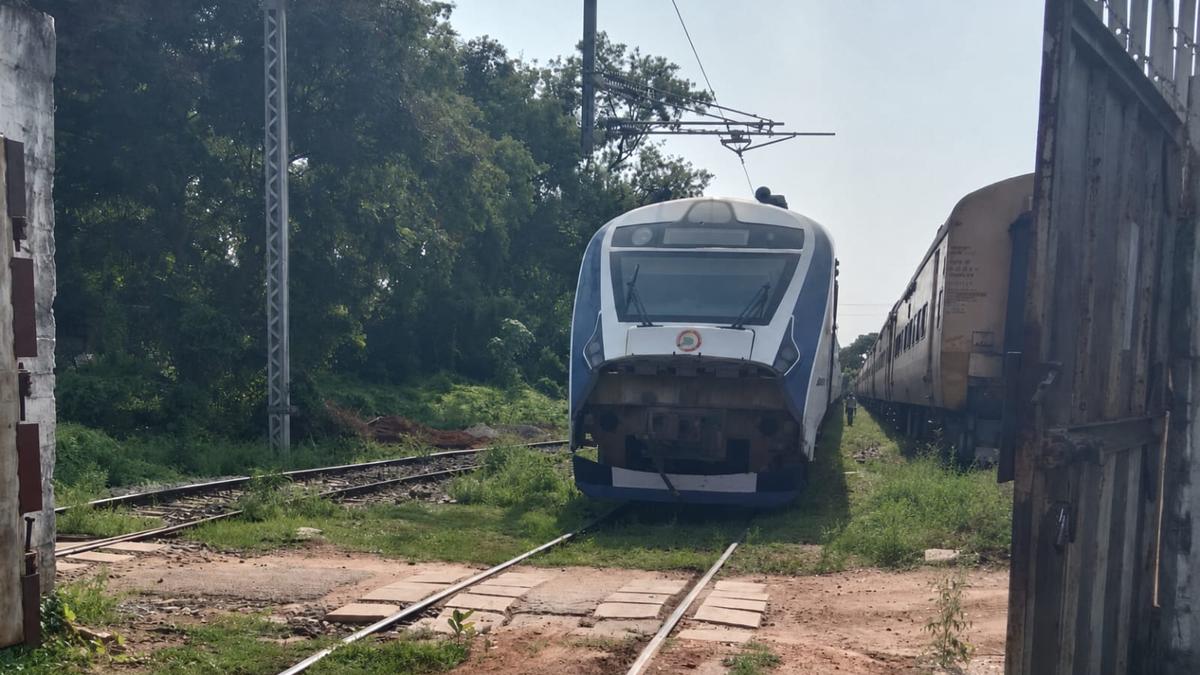 Golden Rock workshop gets third rake of Vande Bharat coaches for maintenance