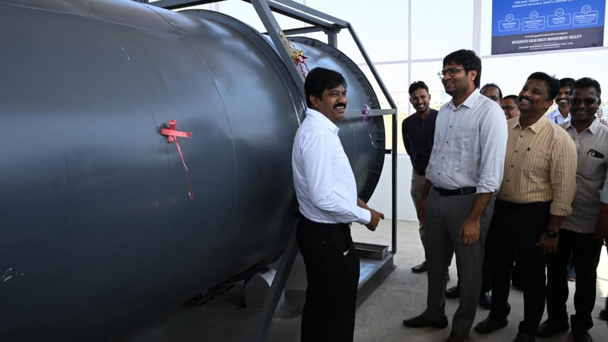 Solid waste treatment plant commissioned in Tiruchi airport