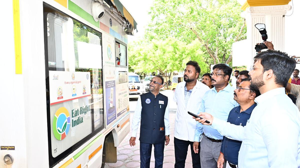 Mobile food testing lab flagged off in Tiruchi
