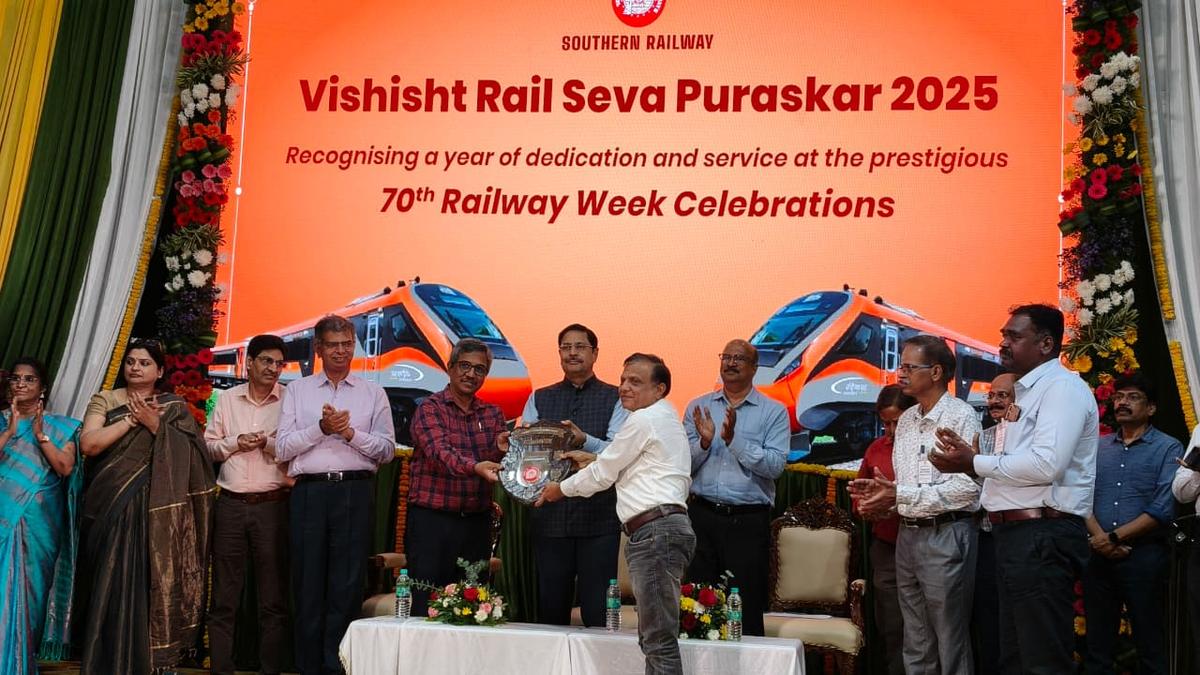 Golden Rock Railway Workshop at Tiruchi bags ‘Green Shield’