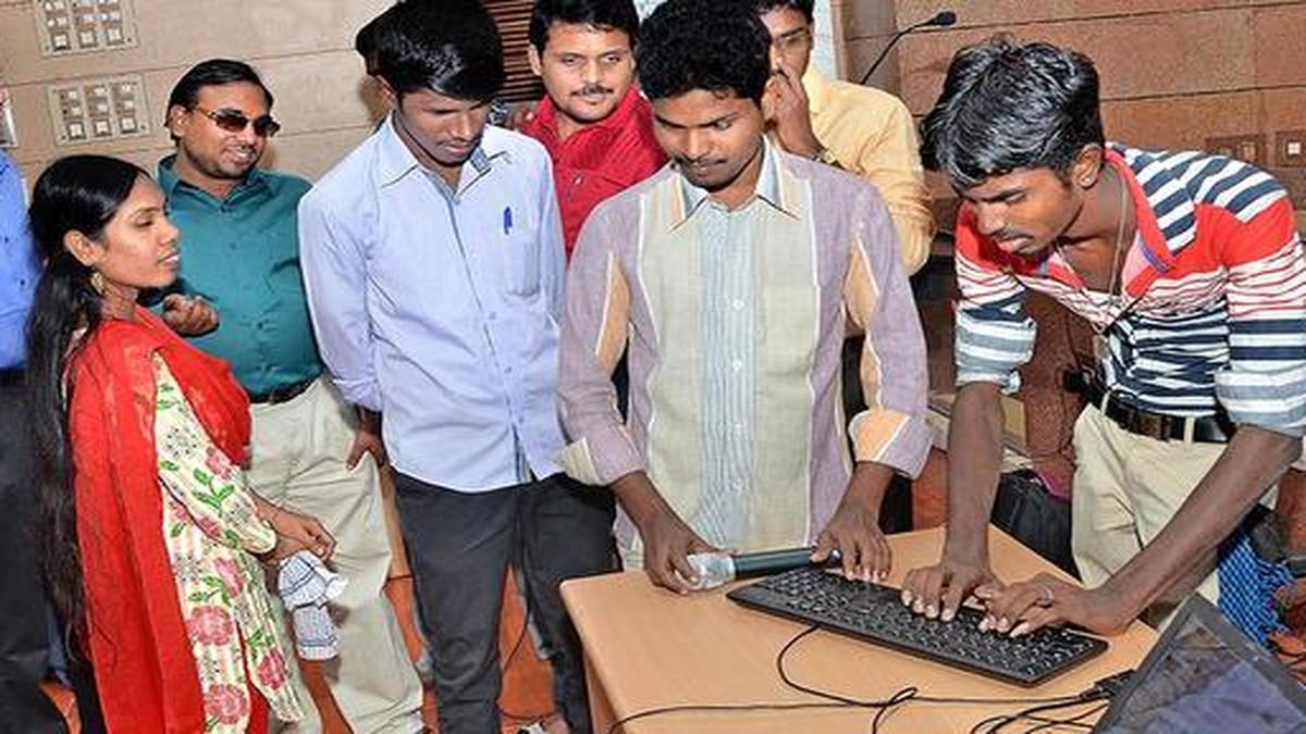 Computer training for visually impaired The Hindu