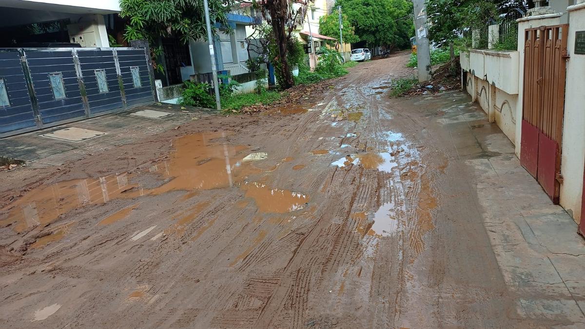 Rain-battered roads cause hardship to residents