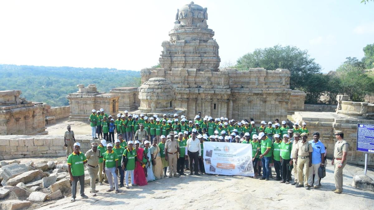 Nature camp held for govt school students of Pudukottai