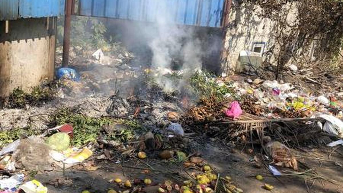 Burning of solid waste, a cause of concern The Hindu
