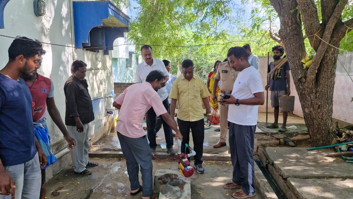 Tiruchi Corporation seizes 15 motor pumps used for illegal water tapping