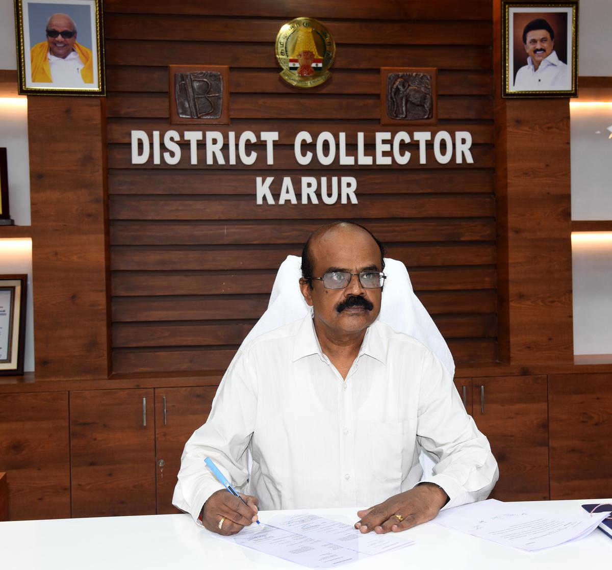 New Karur Collector takes charge