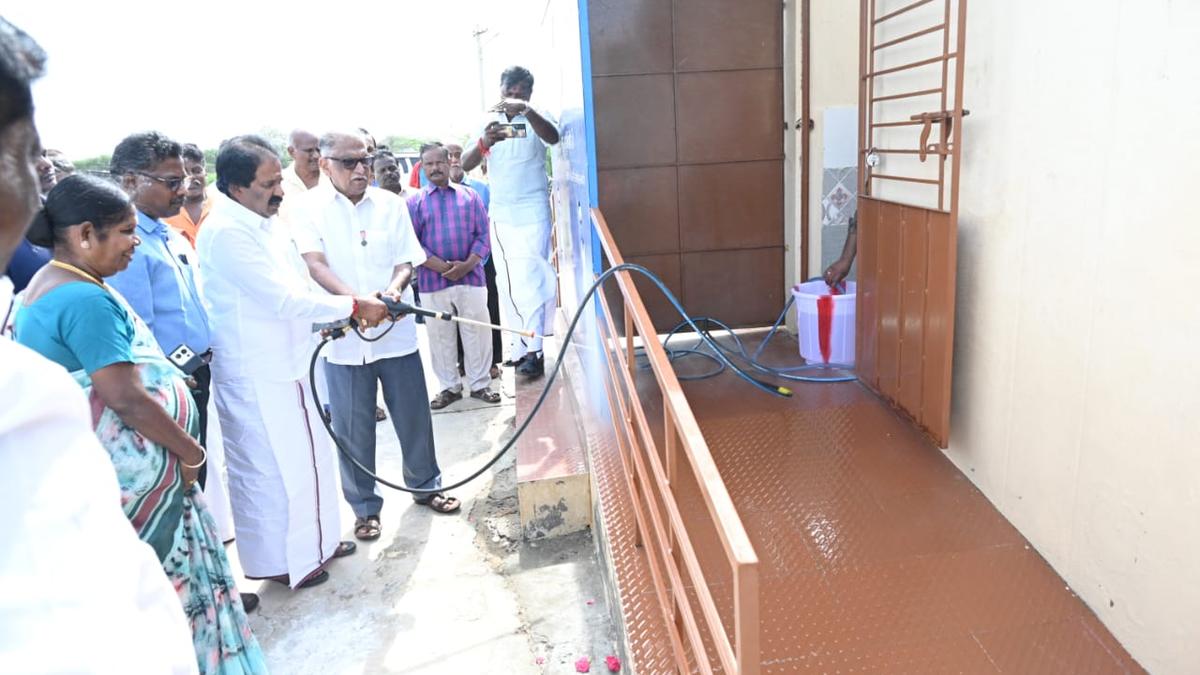 High-pressure machine procured to clean public toilets in Tiruchi