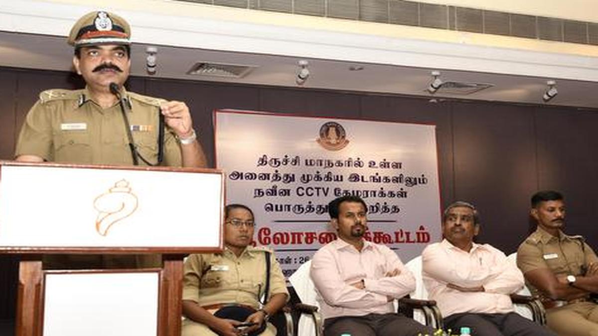 Tiruchi City Police wax eloquent about CCTVs The Hindu
