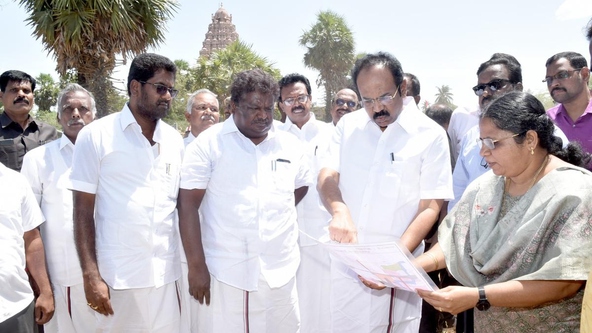 Minister inspects sites for museums in Thanjavur