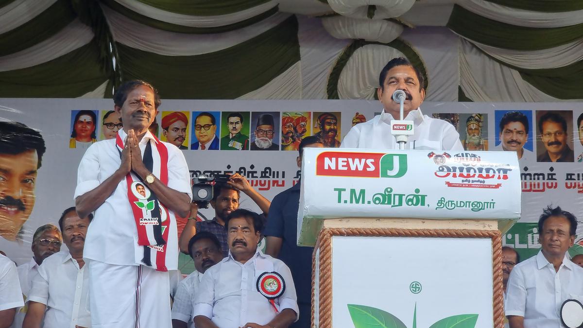 No one can destabilise AIADMK, says Palaniswami