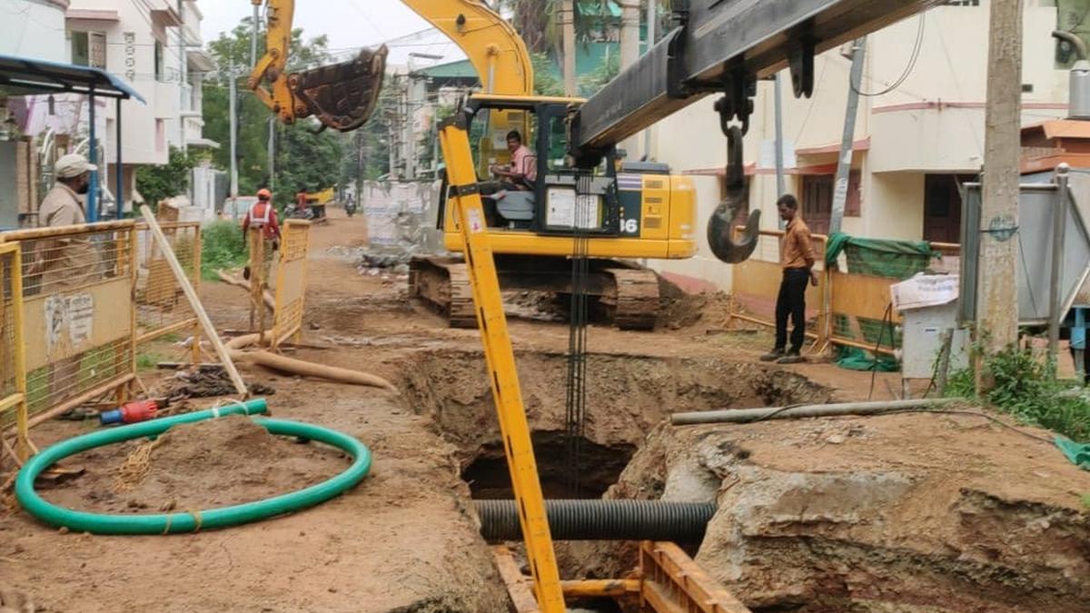 UGD projects in Tiruchi likely to be over by February