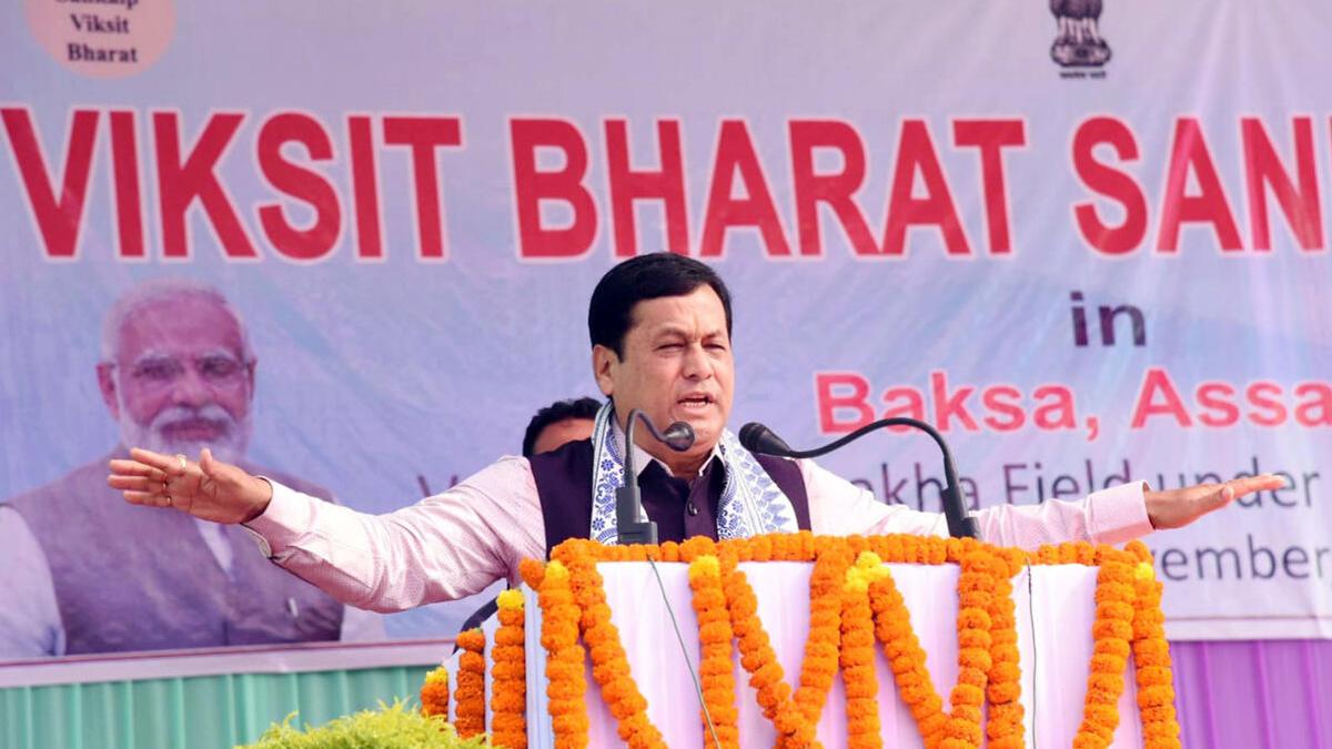 T.N plays a pivotal role in development of India, says Union Minister Sarbananda Sonowal