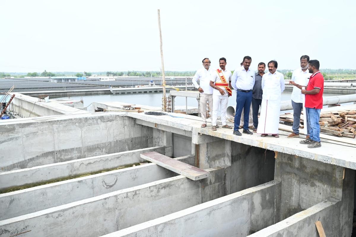 thehindu.com - The Hindu Bureau - Mayor inspects construction of Panjapur STP