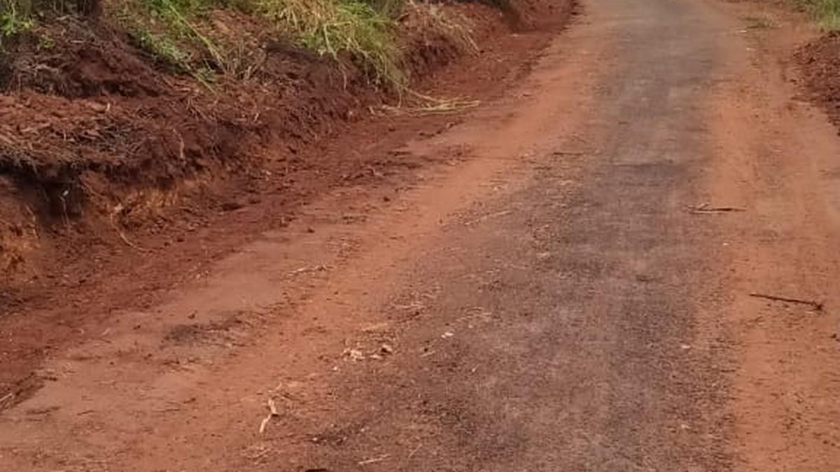 Work begins on developing road on Pachamalai