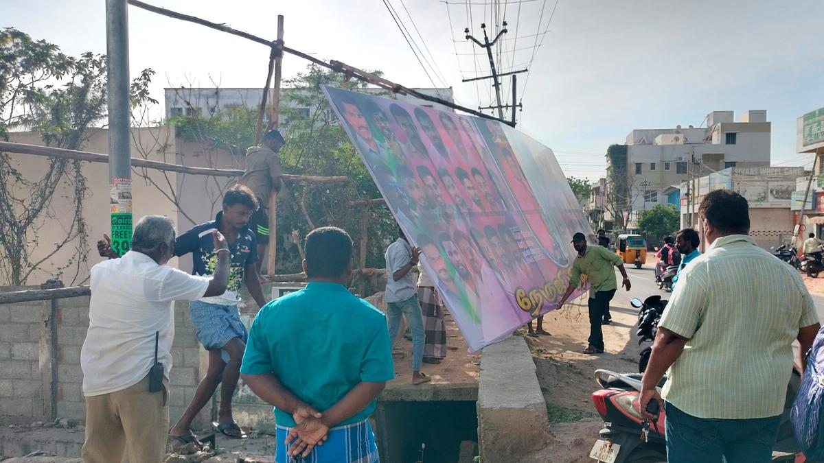 Tiruchi Corporation launches drive to remove unauthorised hoardings