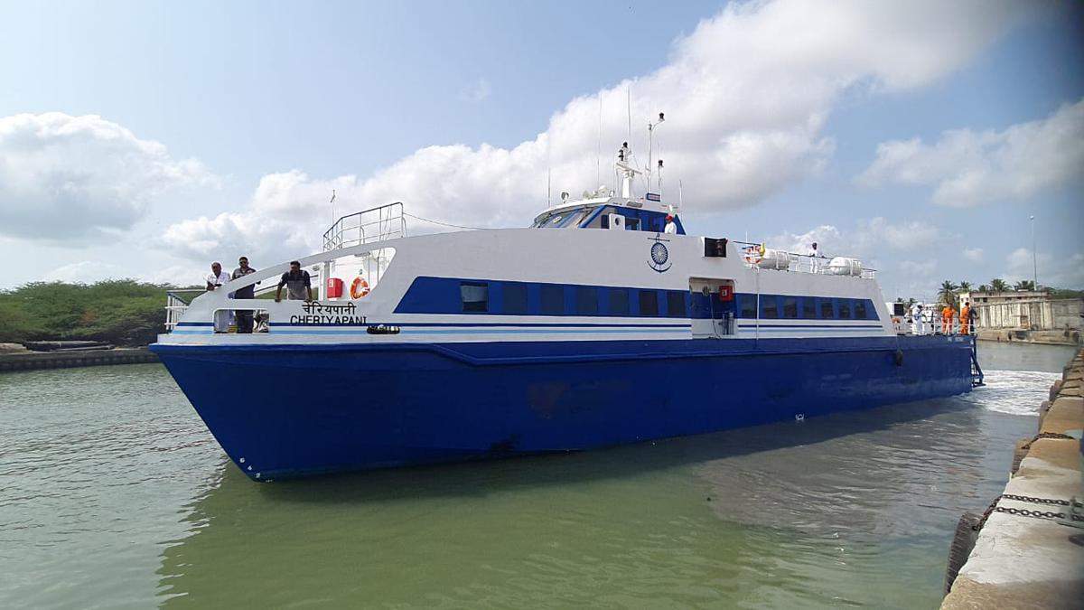 Passenger ferry service between Nagapattinam in T.N. and Kankesanthurai ...