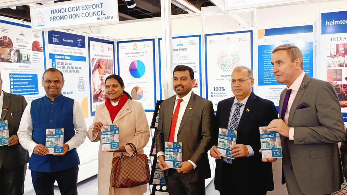 Textile company owners in Karur hope Frankfurt fair will boost exports