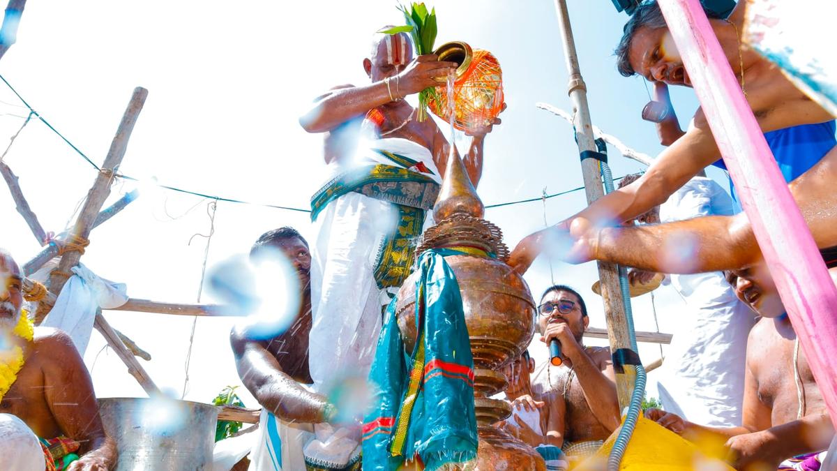 Kumbhabhishekam for Sri Neelamega Perumal temple held in Mayiladuthurai