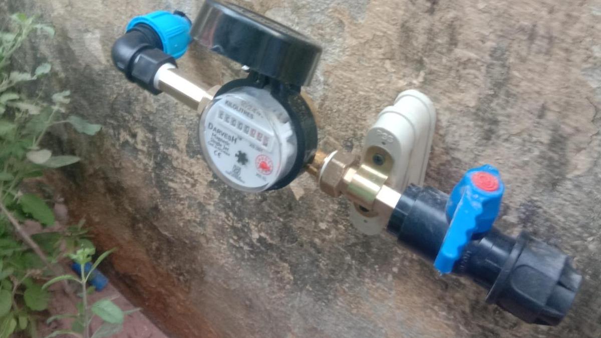 Fixing of water meters in households begins in Tiruchi