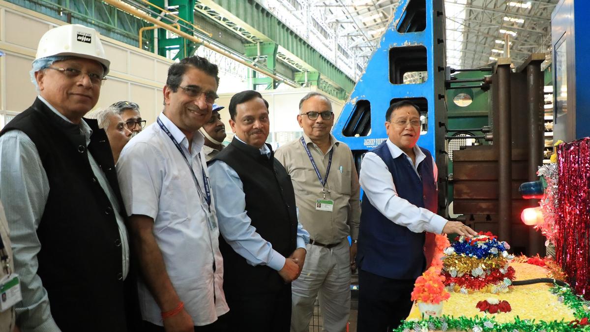 High-level delegation visits BHEL Tiruchi for a review of...