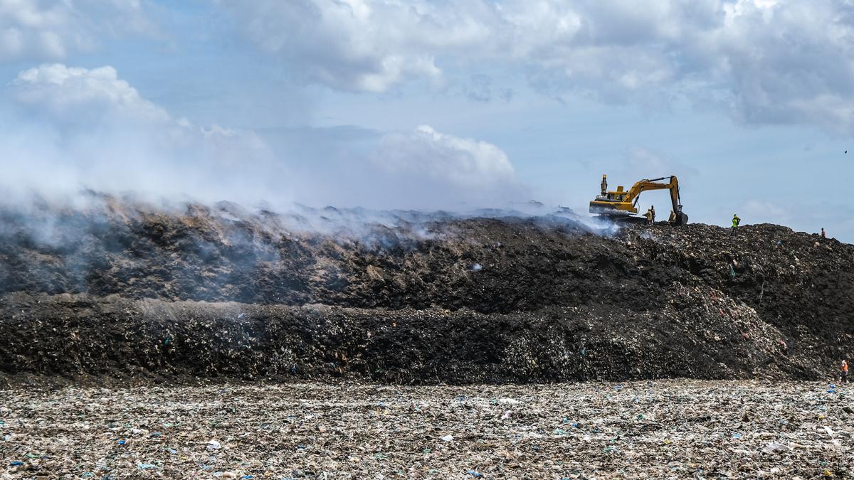 Fire at Ariyamangalam dump yard brought under control