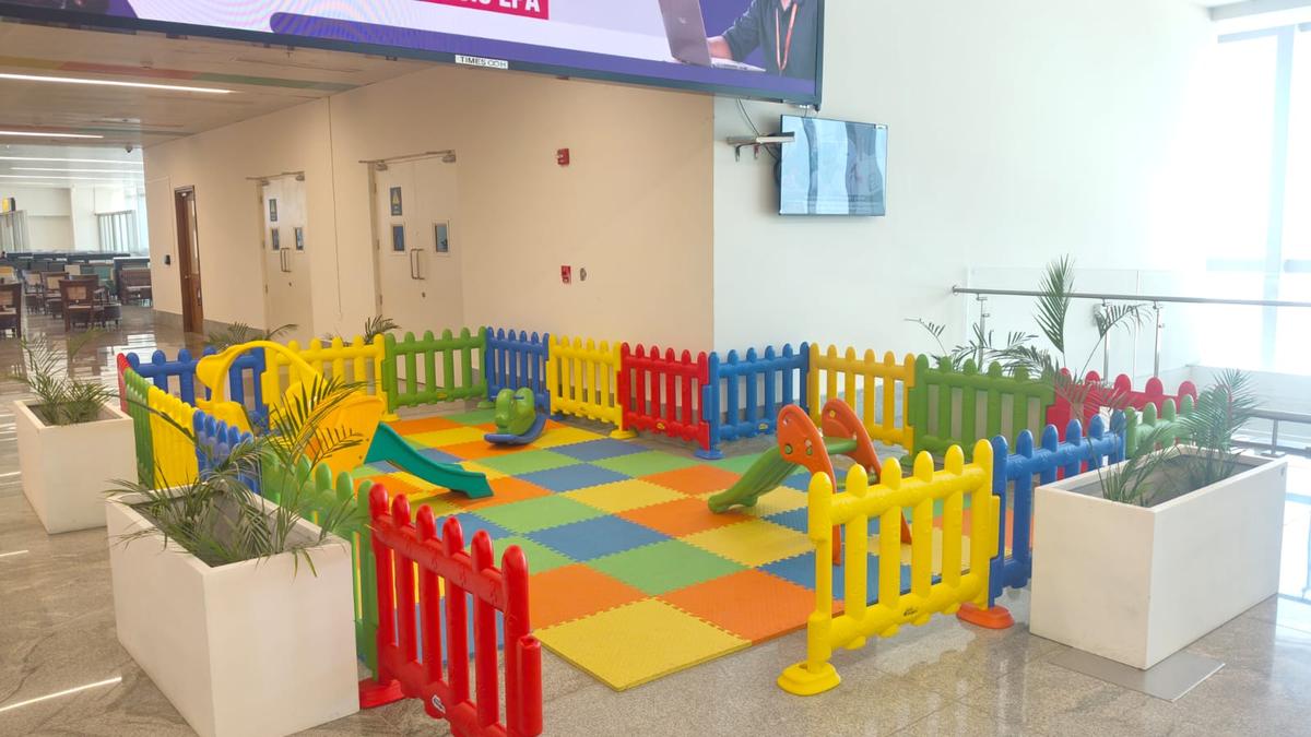 Play areas for children set up at Tiruchi Airport
