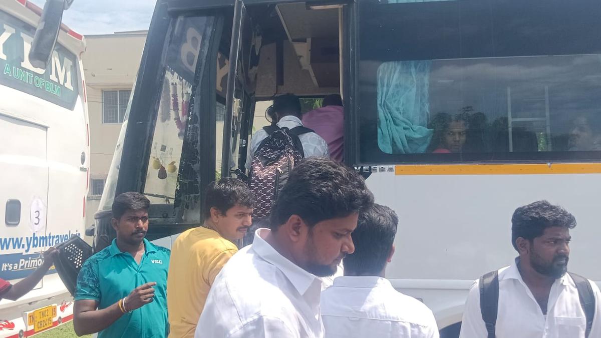 Family members of stampede victims leave for Mamallapuram to meet Vijay