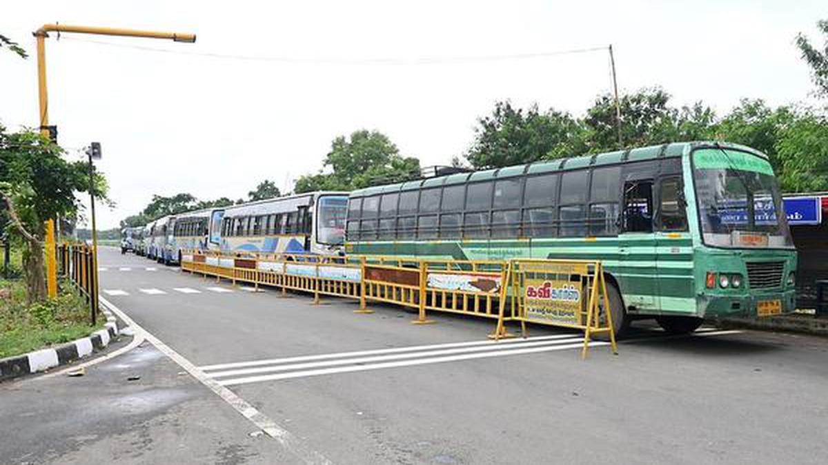 Temporary Bus Stands Set Up In Tiruchi - The Hindu