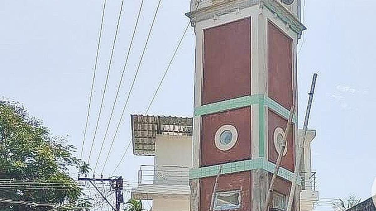 Clock tower chimes again at Neravy in Karaikal