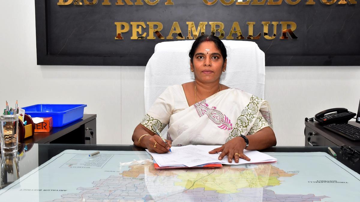 New Perambalur District Collector assumes charge