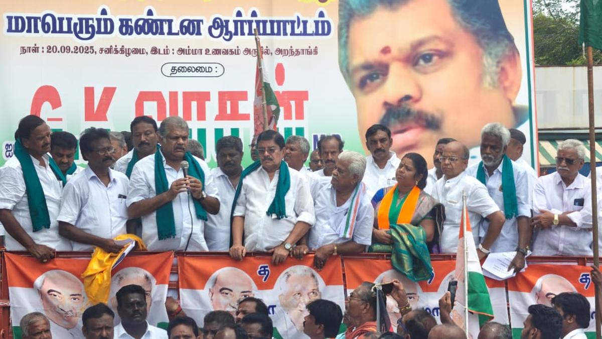 DMK, allies have neglected interests of delta farmers, says G. K. Vasan