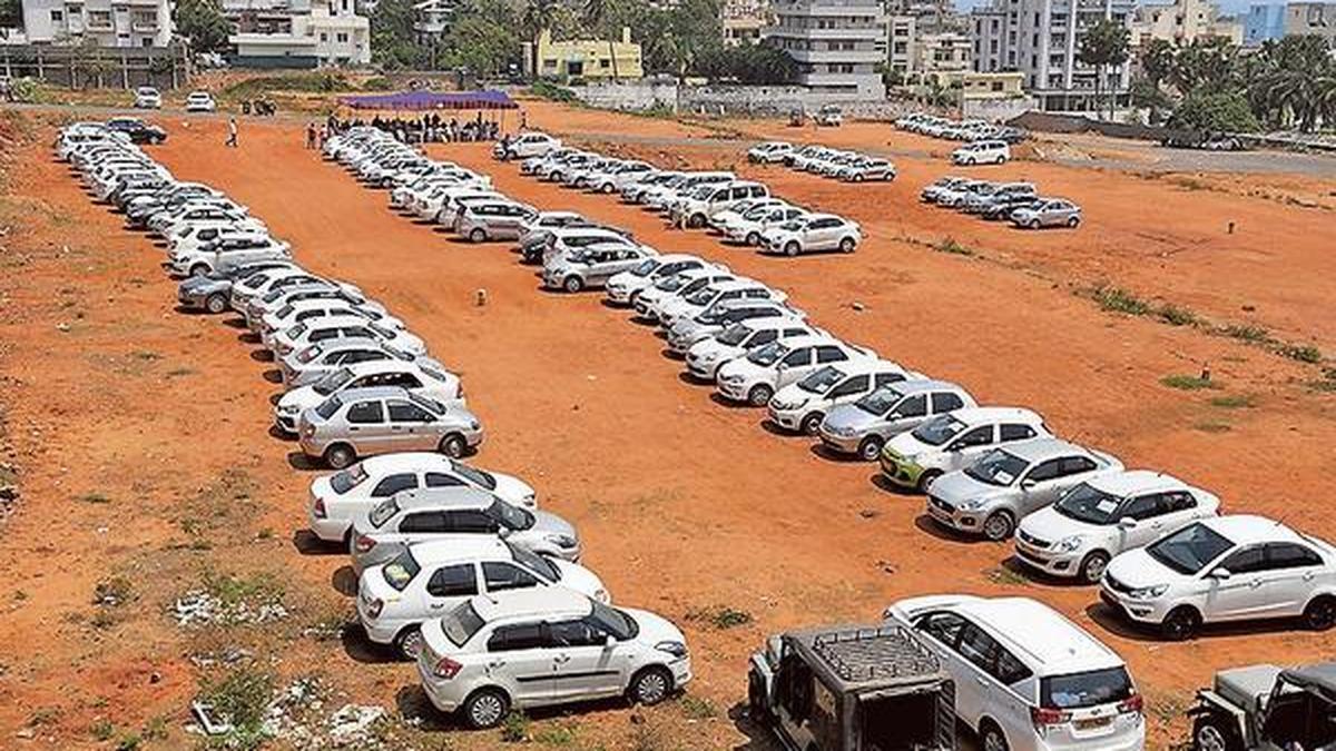 Hiring of transport vehicles gains momentum for poll duty The Hindu