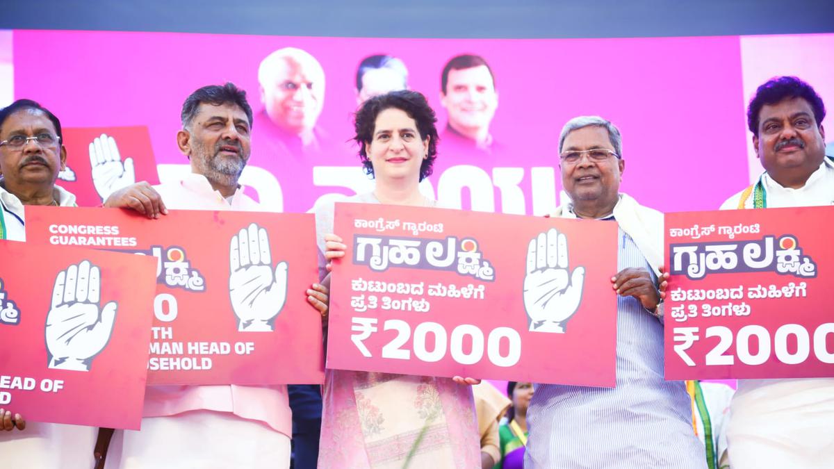 Karnataka Assembly elections 2023 | Congress promises ₹2,000 per month to each household if elected to power