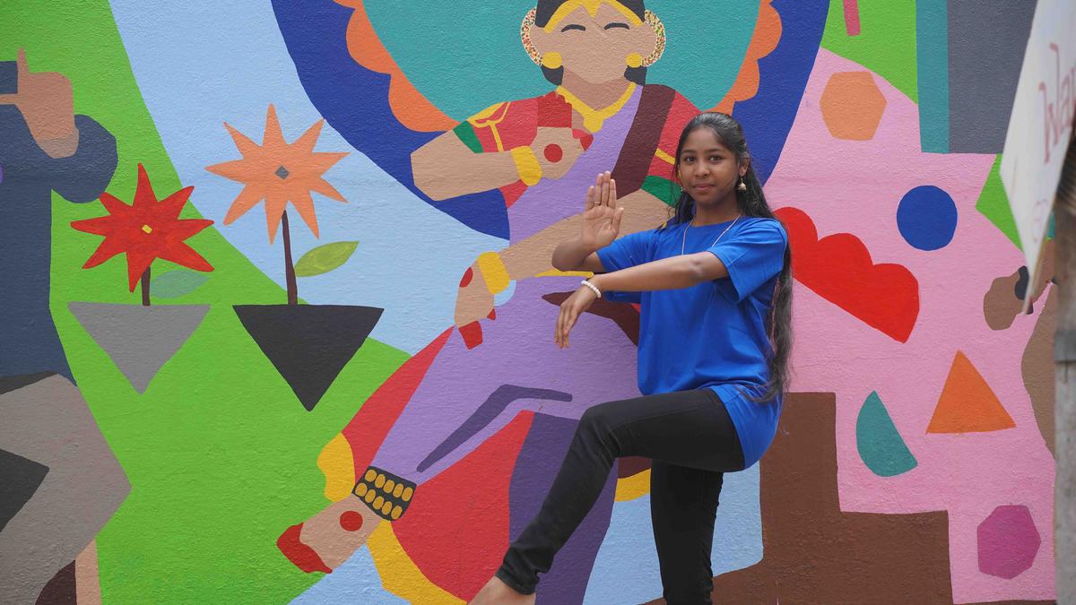 Community mural art on ‘redefining success’ unveiled at K.R. Puram in Bengaluru