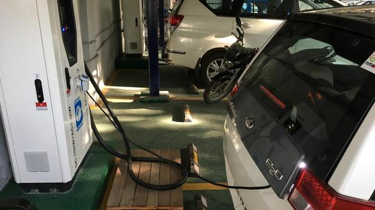 sets up 80 electric vehicle charging stations The Hindu