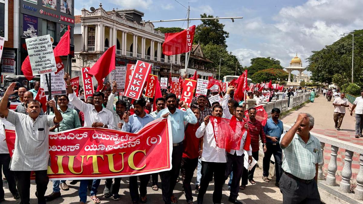 Bharat Bandh: No impact on industrial production in Mysuru, but strike highlights four labour codes formulated by Centre