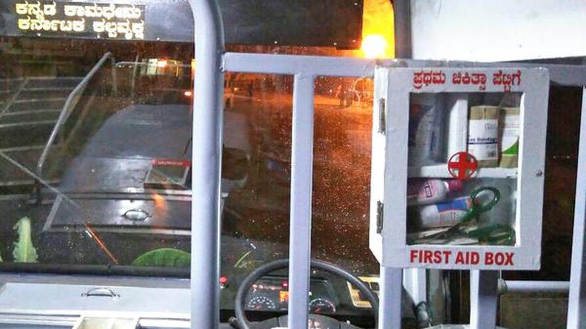 BMTC buses to get new firstaid kits The Hindu
