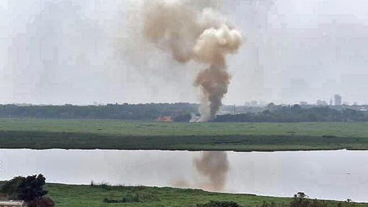 Bellandur lake catches fire yet again The Hindu