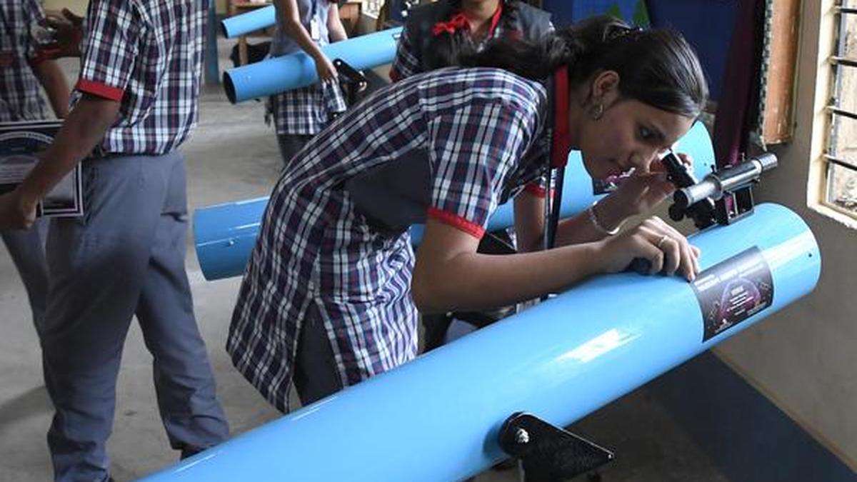 Students build telescope from scratch at 5day The Hindu