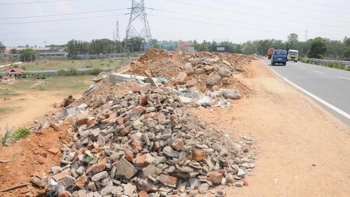 Mayor warns of hefty fine for illegal dumping of debris The Hindu