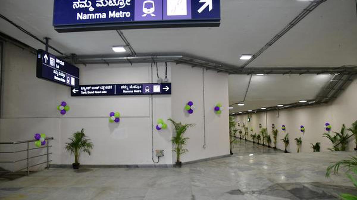 Majestic metro station now linked to 3 other transport hubs The Hindu