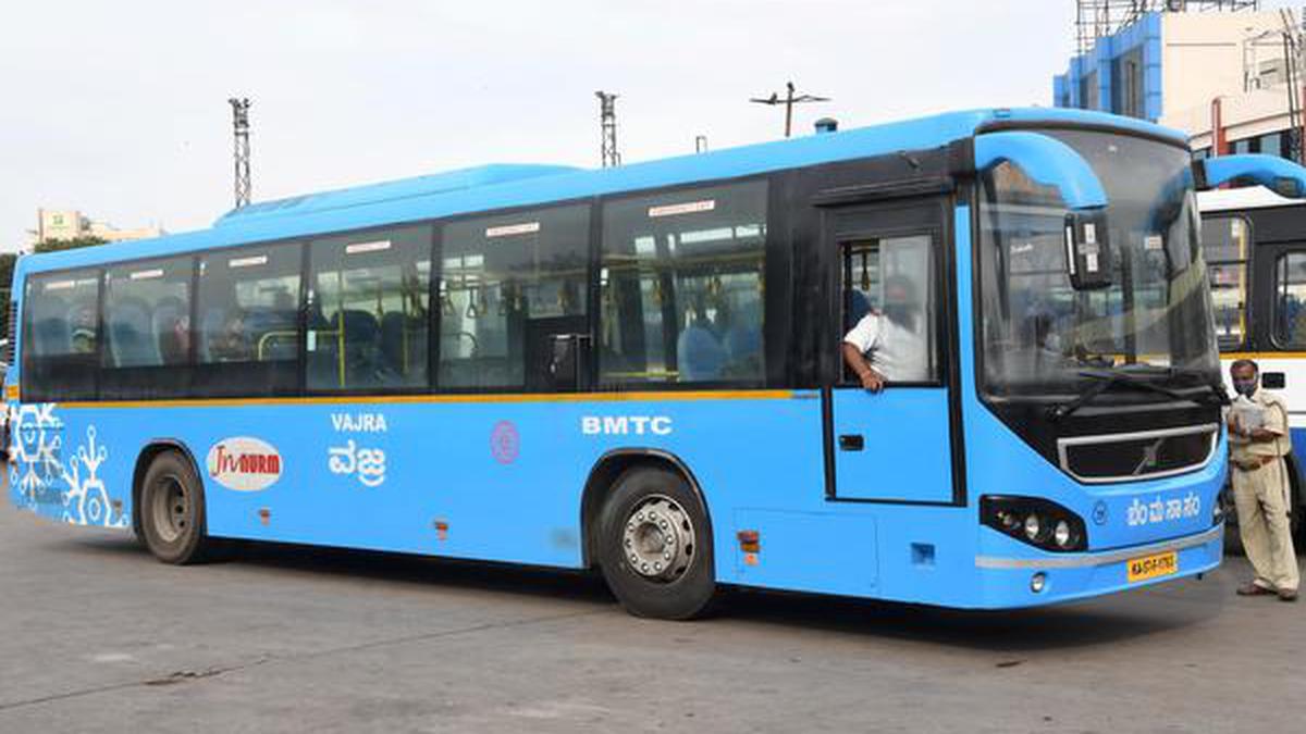 BMTC to resume AC bus services from Monday - The Hindu