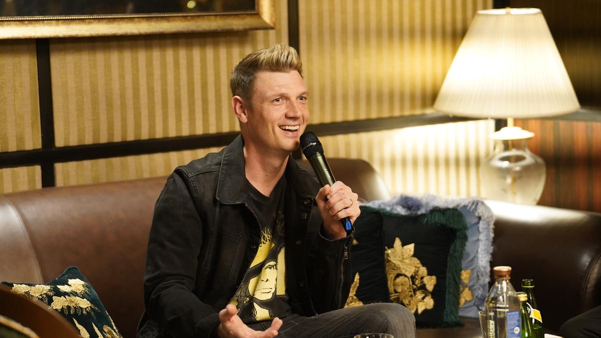 Musician Nick Carter and the shape of his heart