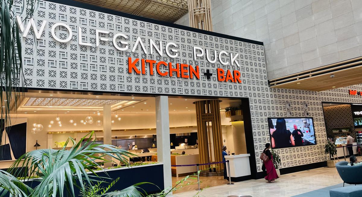 The Wolfgang Puck Kitchen and Bar in T2 of Bengaluru Airport 