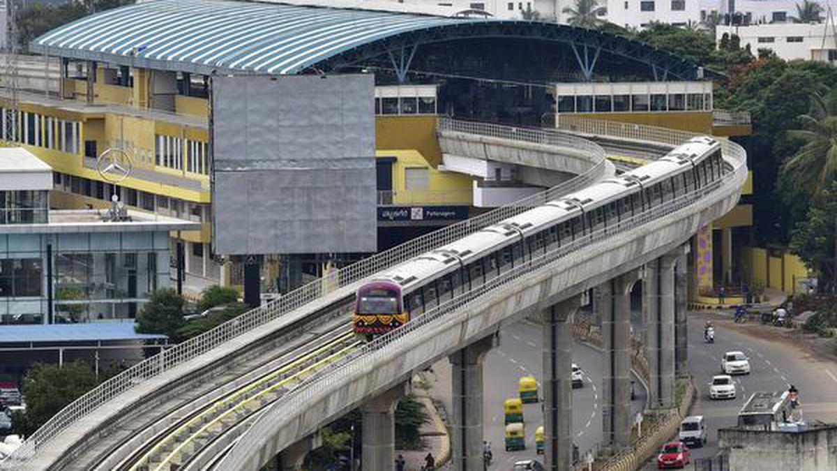 Namma Metro Services From 5 A.m. From Dec. 20 - The Hindu