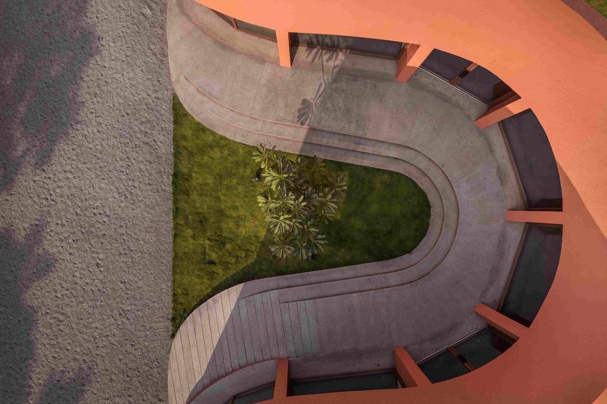 An aerial view of HAL