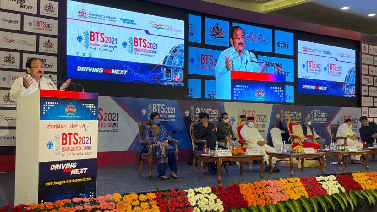 Bengaluru Tech Summit should focus on turbulence-hit agriculture sector: Vice President