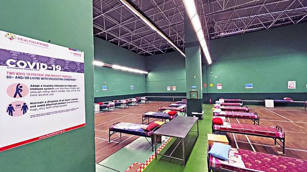 Less than half of COVID19 beds are occupied The Hindu